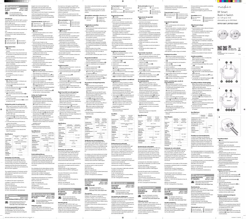 Página 1 del manual Manual de usuario Nedis RFPS110WT