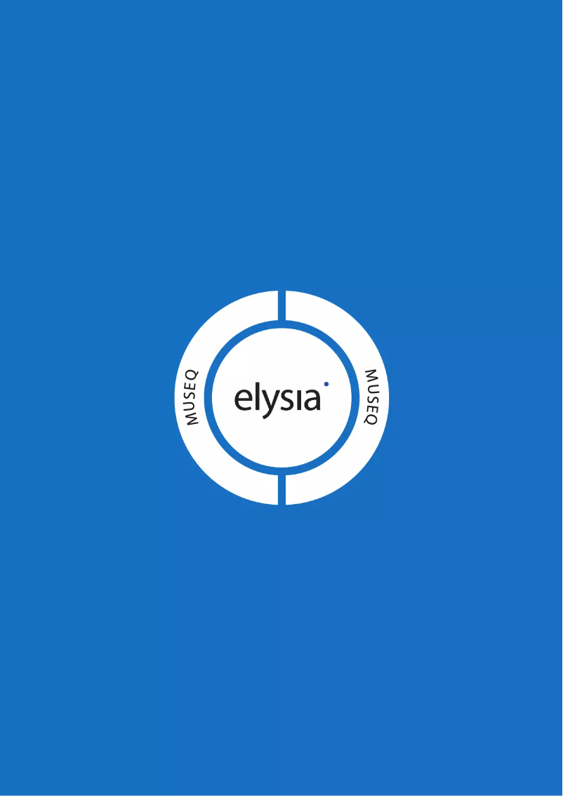 Página 1 del manual Manual de usuario Elysia Museq