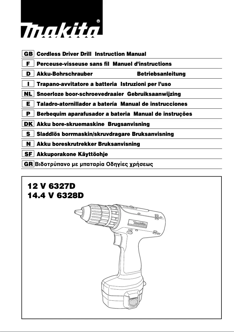 Imagen de la primera página del manual del dispositivo 6328D