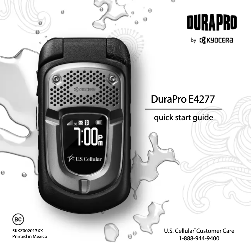 Imagen de la primera página del manual del dispositivo DuraPro