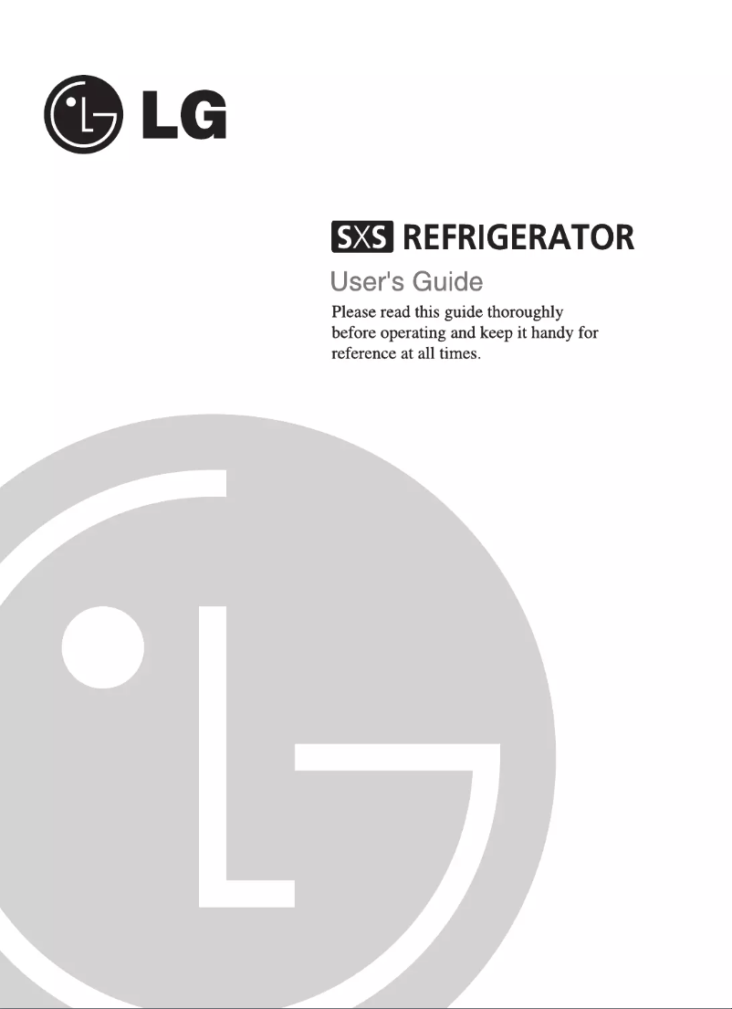 Página nº 1 - Manual de usuario LG GR-R217J