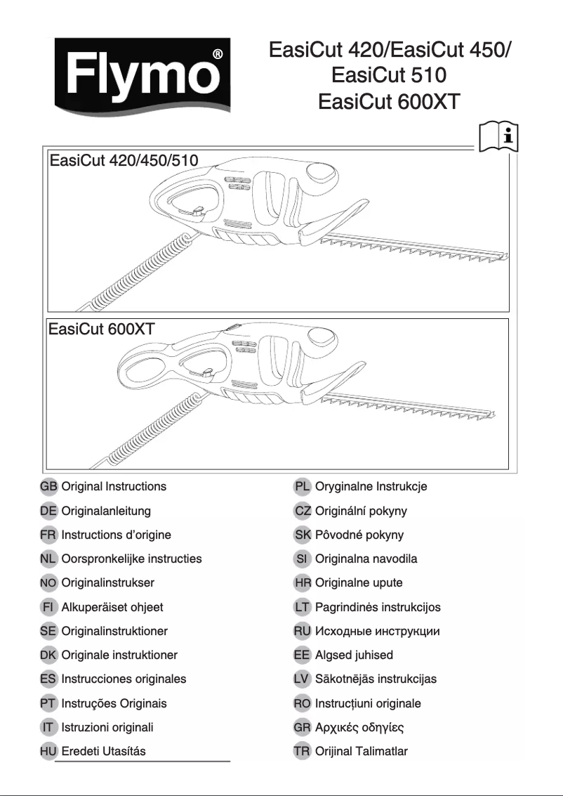 Página 1 del manual Manual de usuario Flymo EasiCut 450
