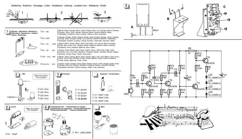 Imagen de la primera página del manual del dispositivo MK103