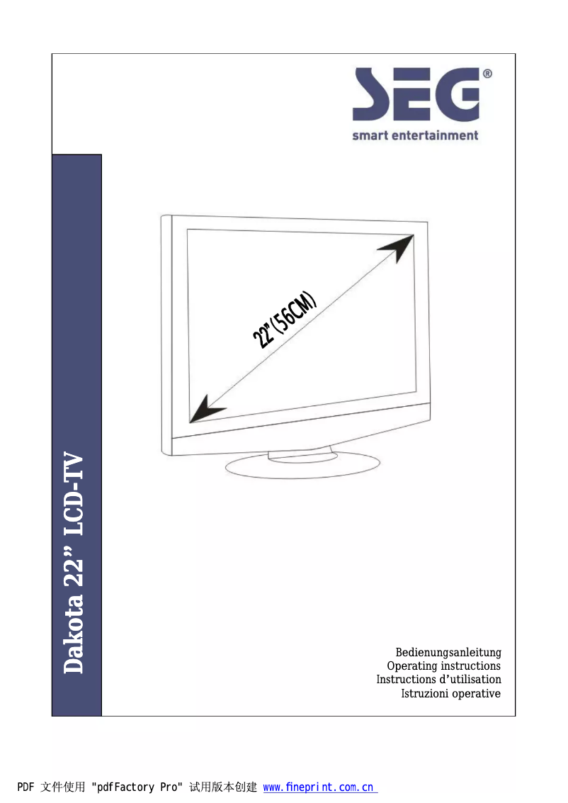 Página nº 1 - Manual de usuario Palson Dakota