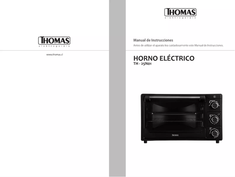 Página 1 del manual Manual de usuario Thomas TH-25N01
