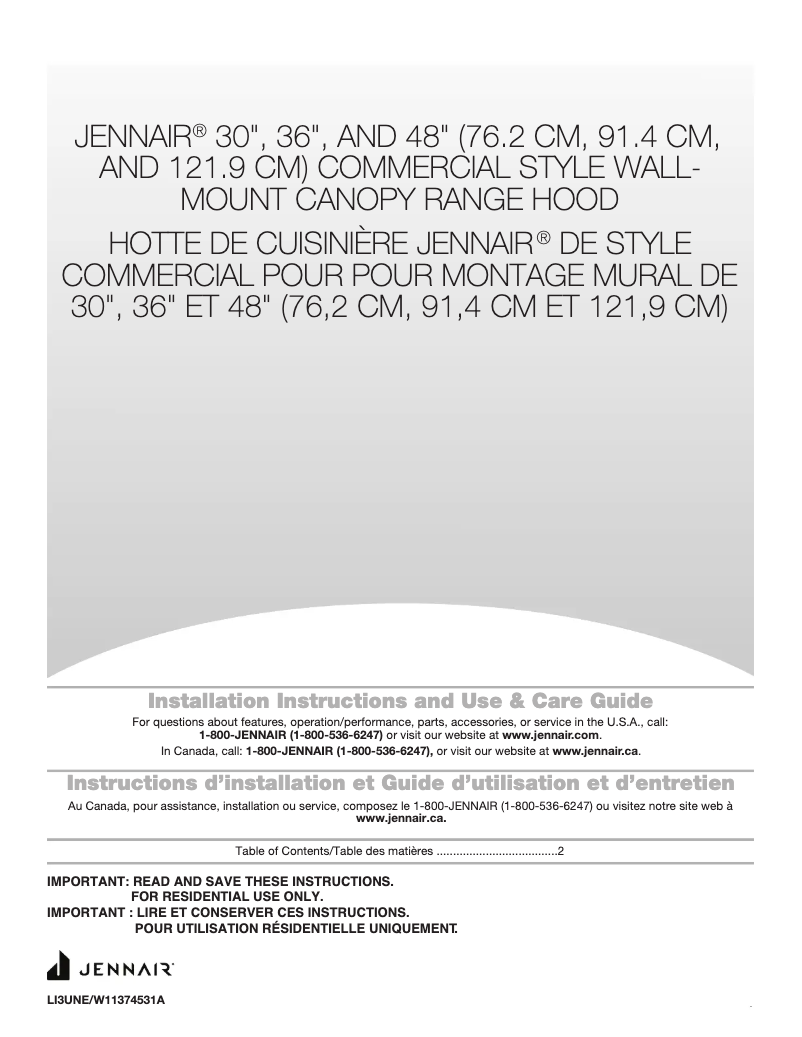 Imagen de la primera página del manual del dispositivo JXW9030HP