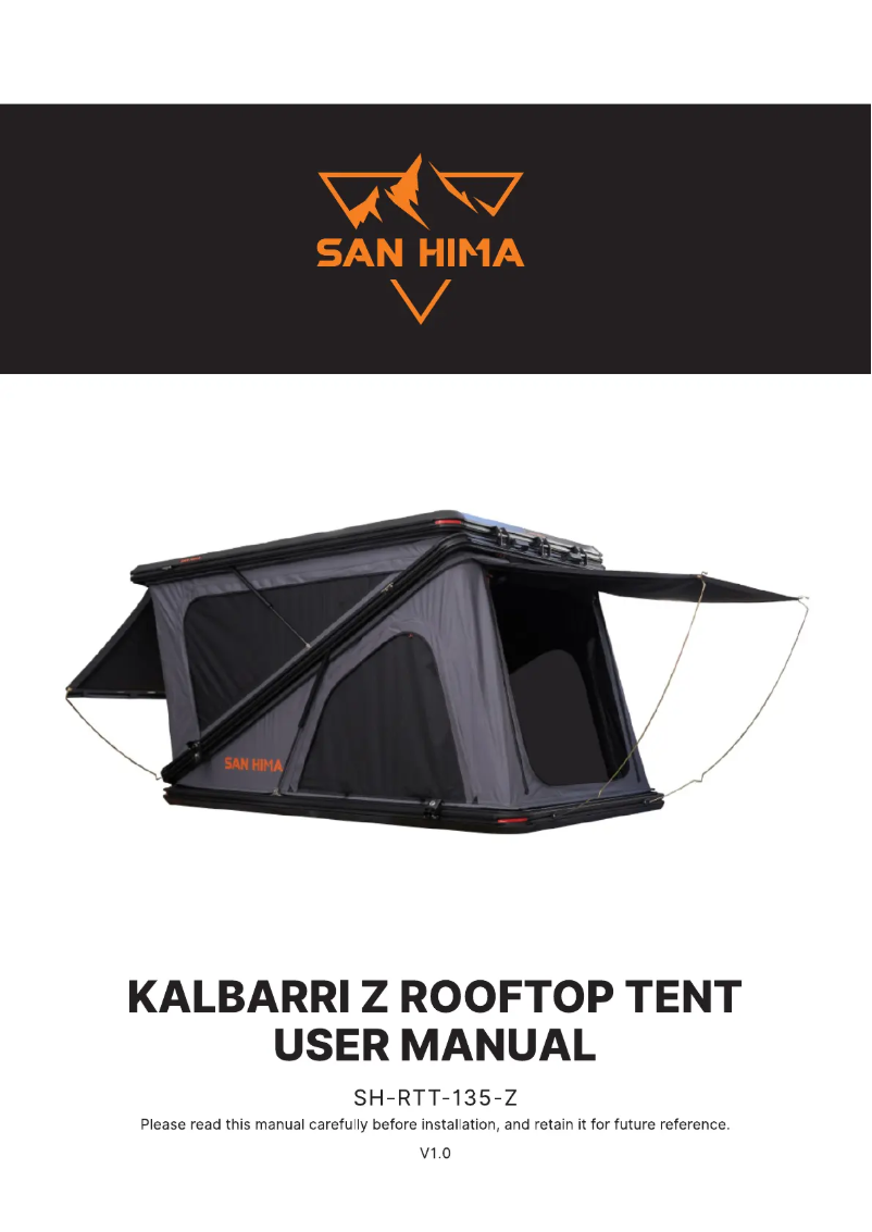 Página nº 1 - Manual de usuario San Hima Kalbarri Z