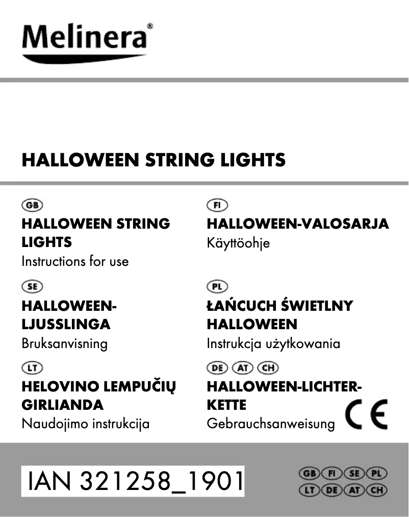 Página 1 del manual Manual de usuario Melinera HL-6804