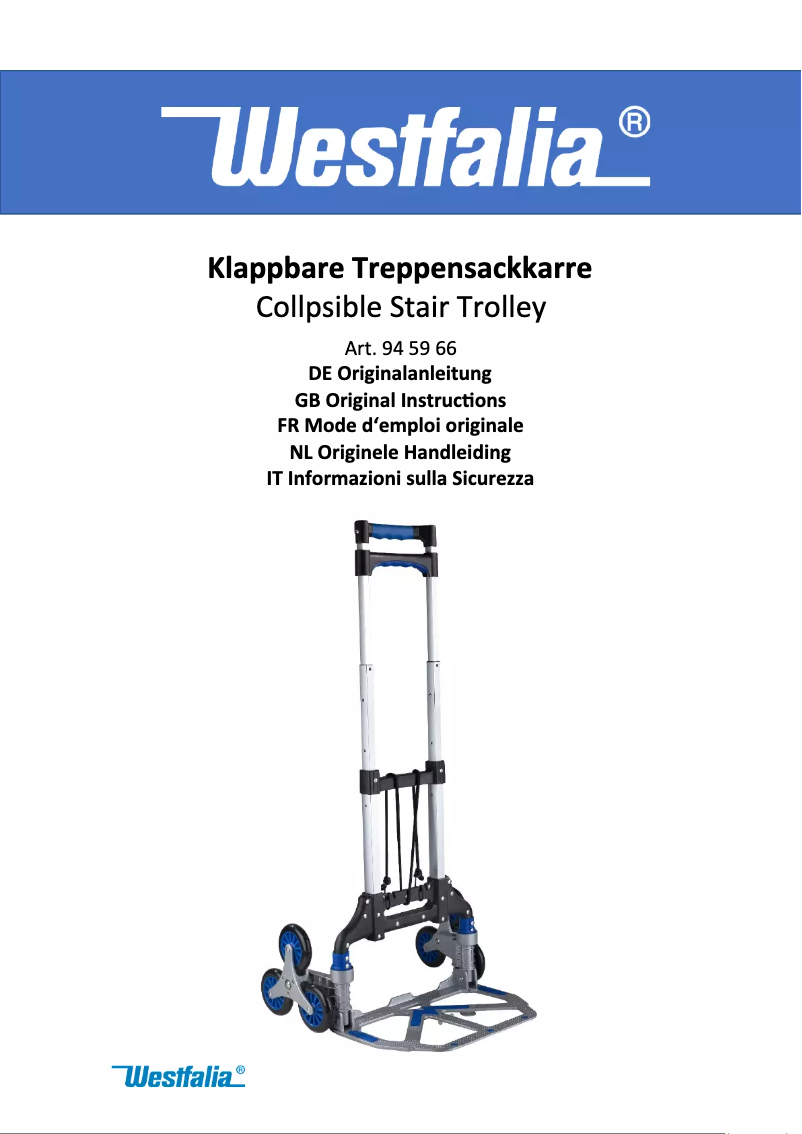 Imagen de la primera página del manual del dispositivo 945966