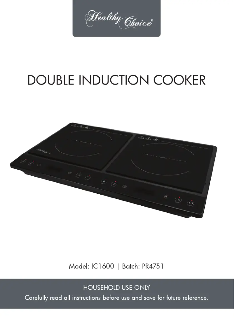 Imagen de la primera página del manual del dispositivo IC1600