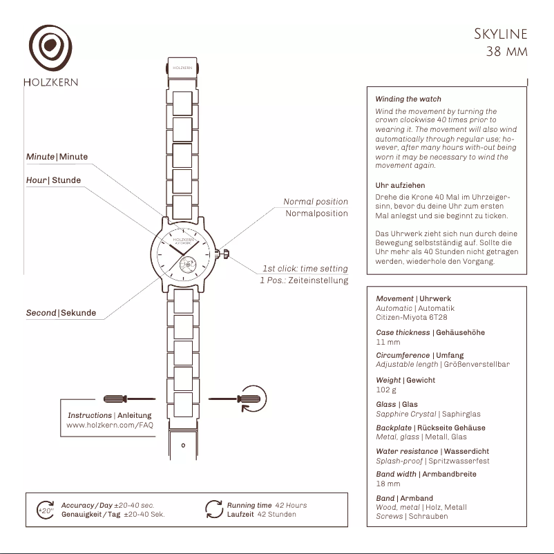 Página 1 del manual Manual de usuario Holzkern Mailand