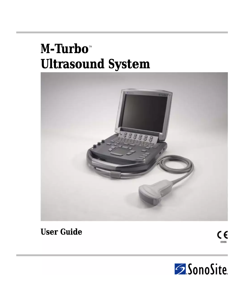 Página 1 del manual Manual de usuario SonoSite M-Turbo