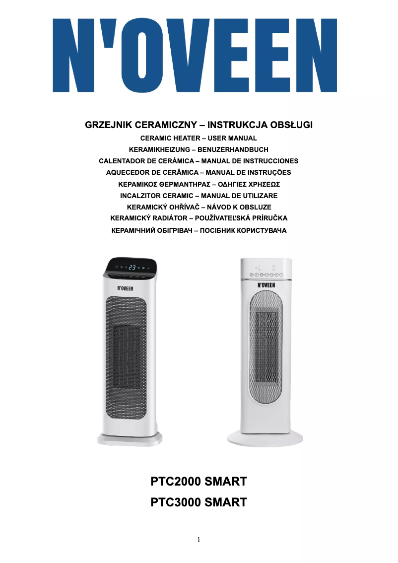 Página nº 1 - Manual de usuario N'oveen PTC3000