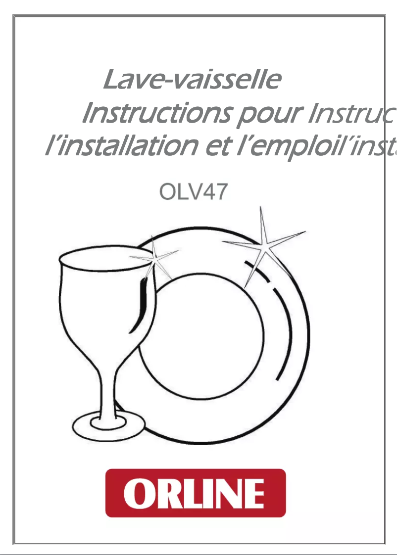 Imagen de la primera página del manual del dispositivo OLV47