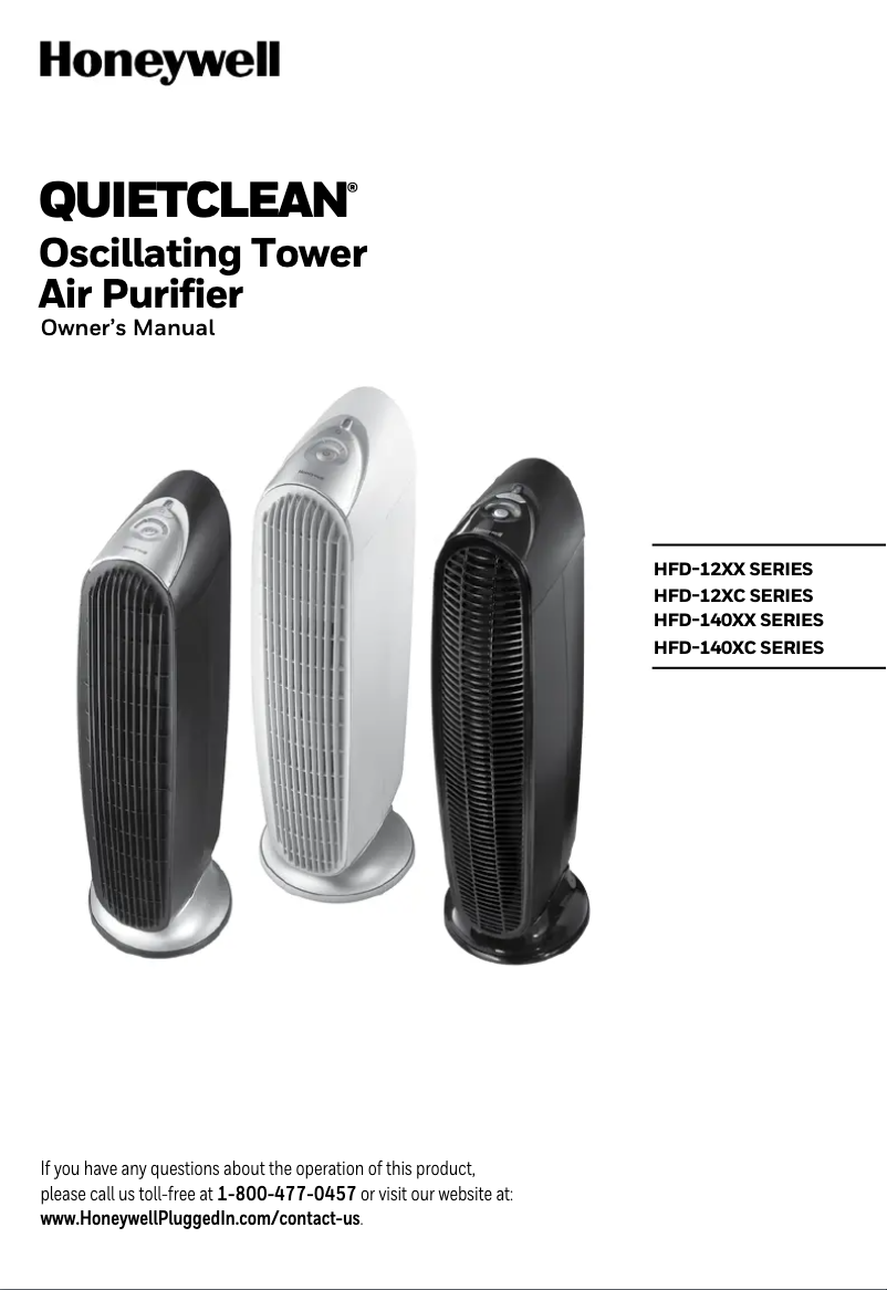 Página 1 del manual Manual de usuario Honeywell HFD-120-Q