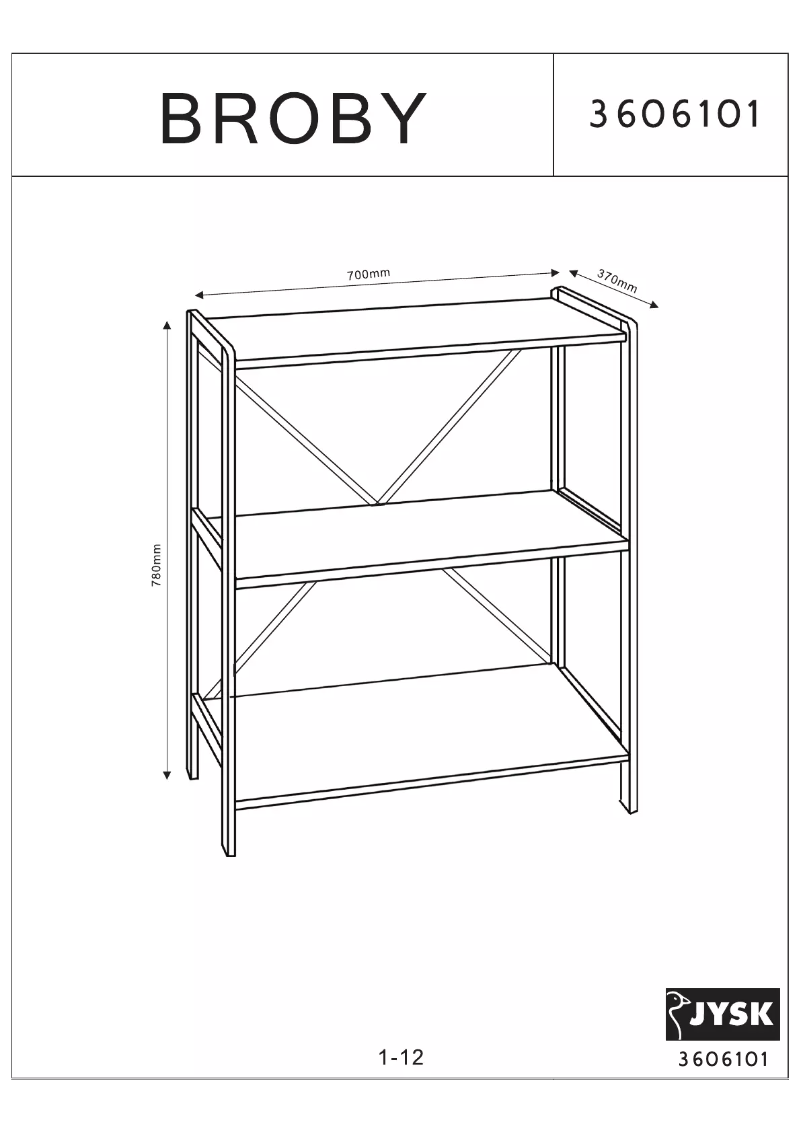 Imagen de la primera página del manual del dispositivo Broby (70x78x37)