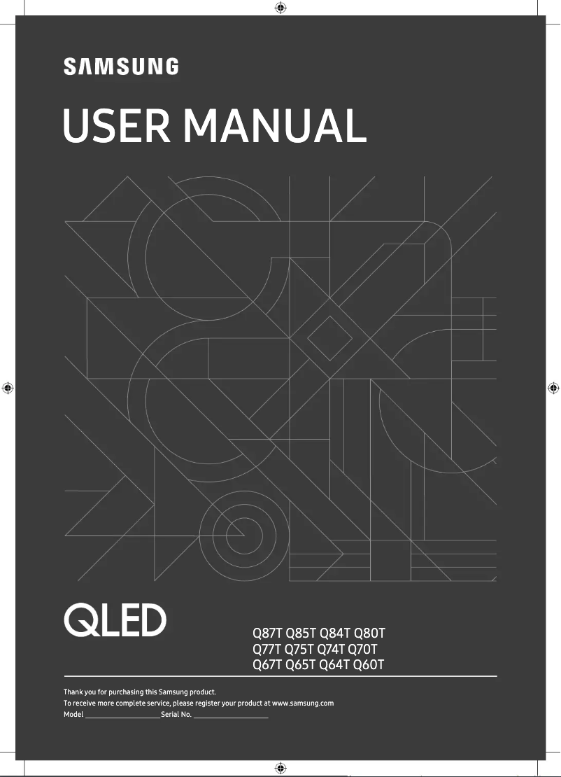 Página 1 del manual Manual de usuario Samsung GQ55Q67TGU