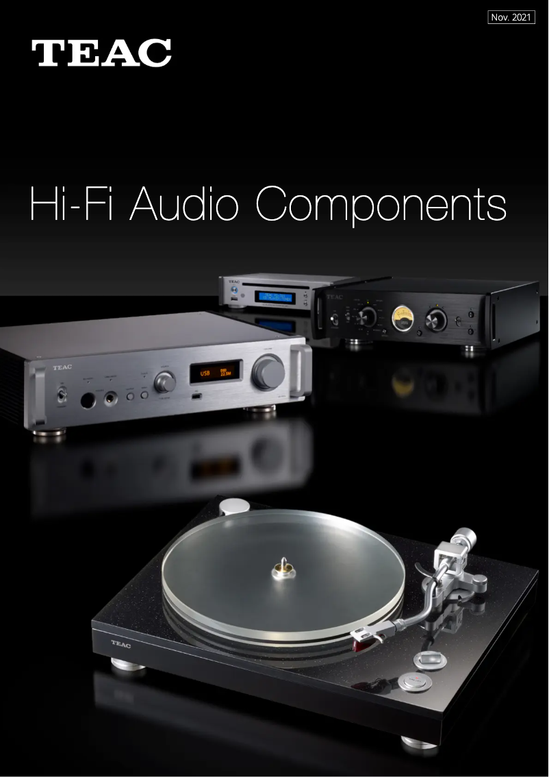 Página 1 del manual Folleto Teac PD-301DAB