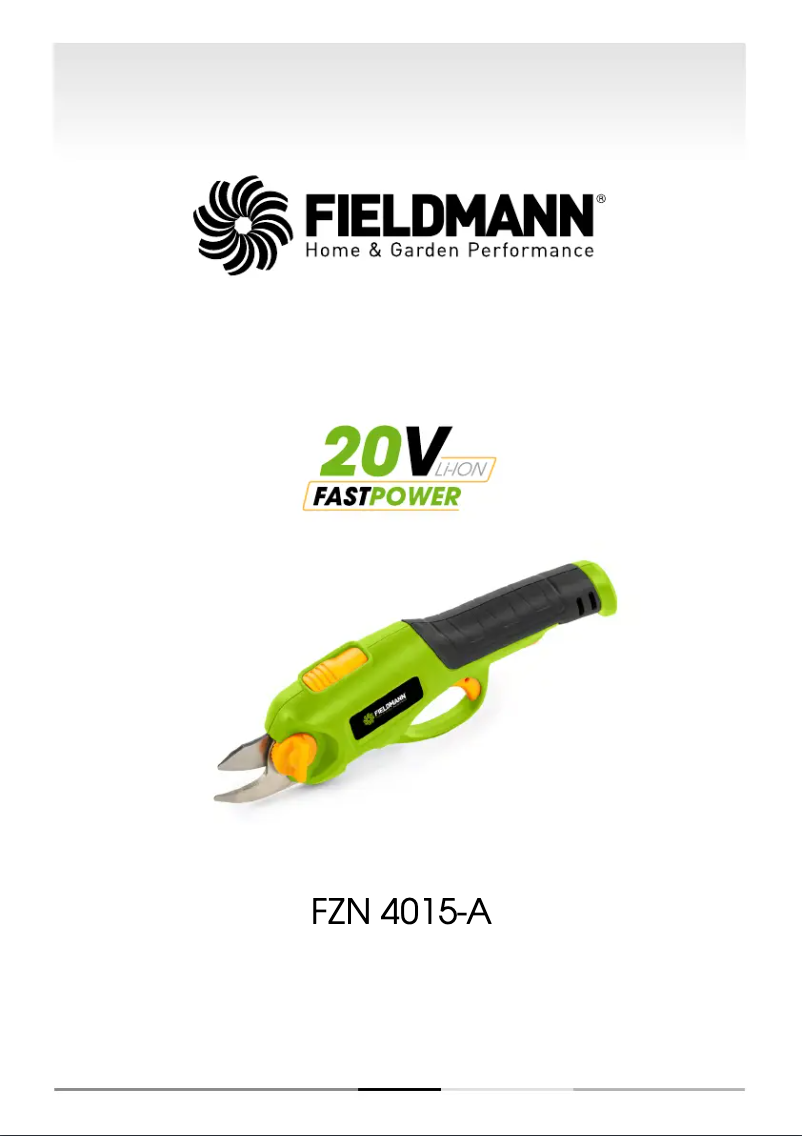 Página 1 del manual Manual de usuario Fieldmann FZN 4015-A
