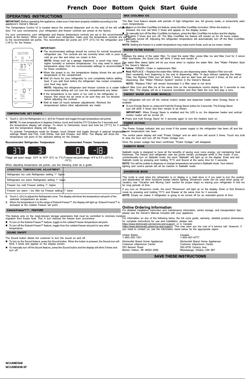 Imagen de la primera página del manual del dispositivo KRFC704FBS