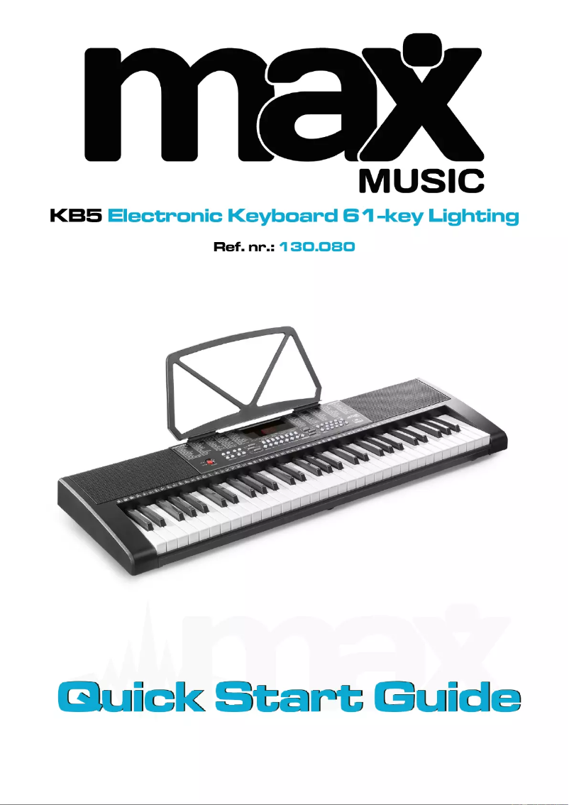 Imagen de la primera página del manual del dispositivo KB5