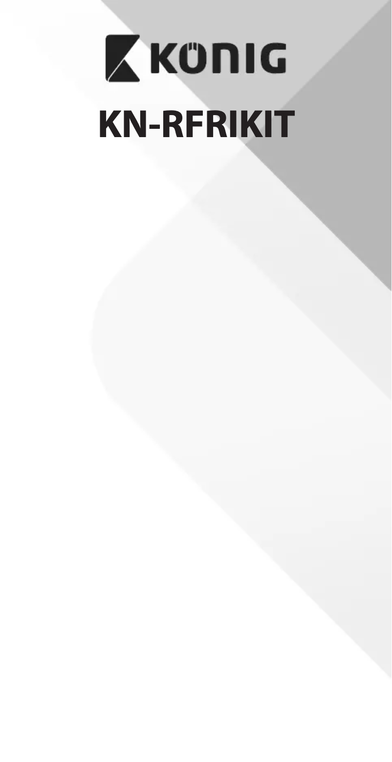 Página 1 del manual Manual de usuario Konig KN-RFRIKIT