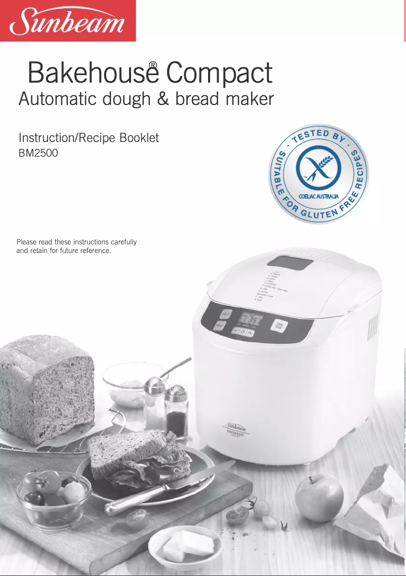 Imagen de la primera página del manual del dispositivo Bakehouse Compact BM2500