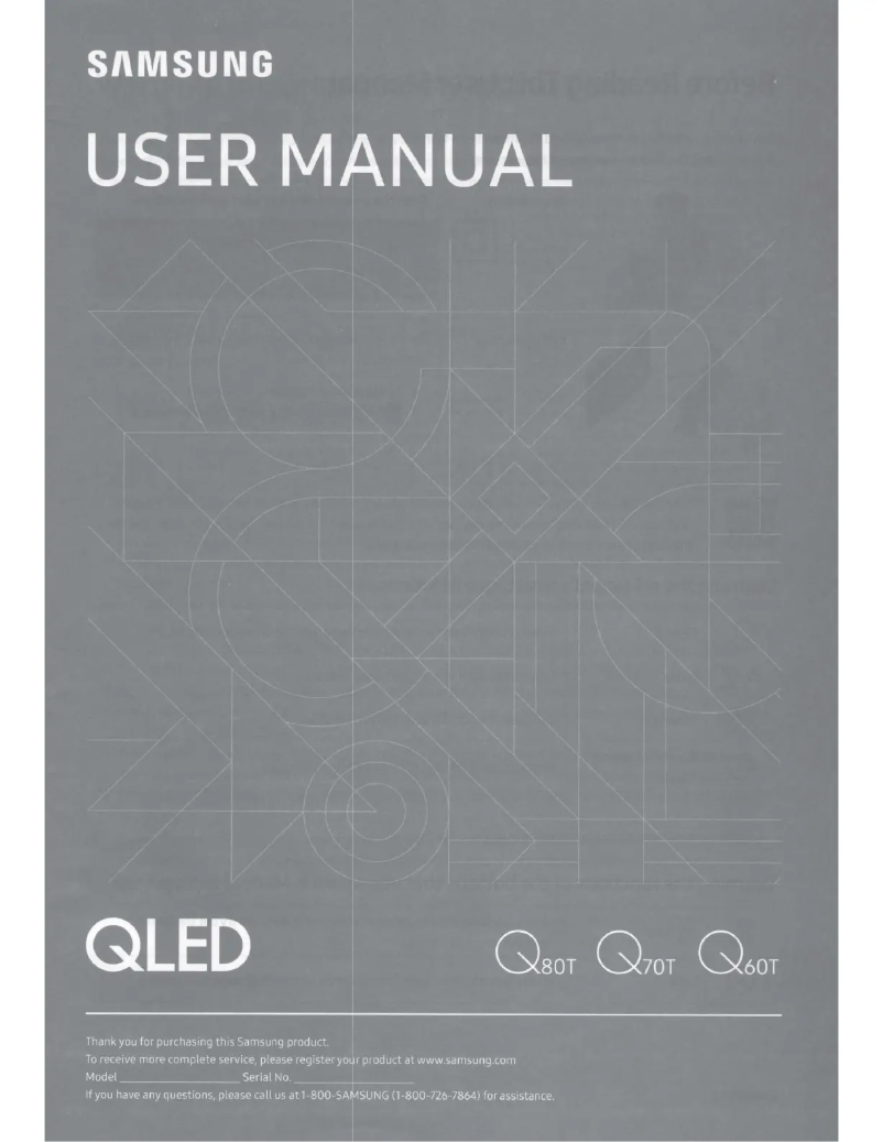 Página 1 del manual Manual de usuario Samsung QN55Q60T