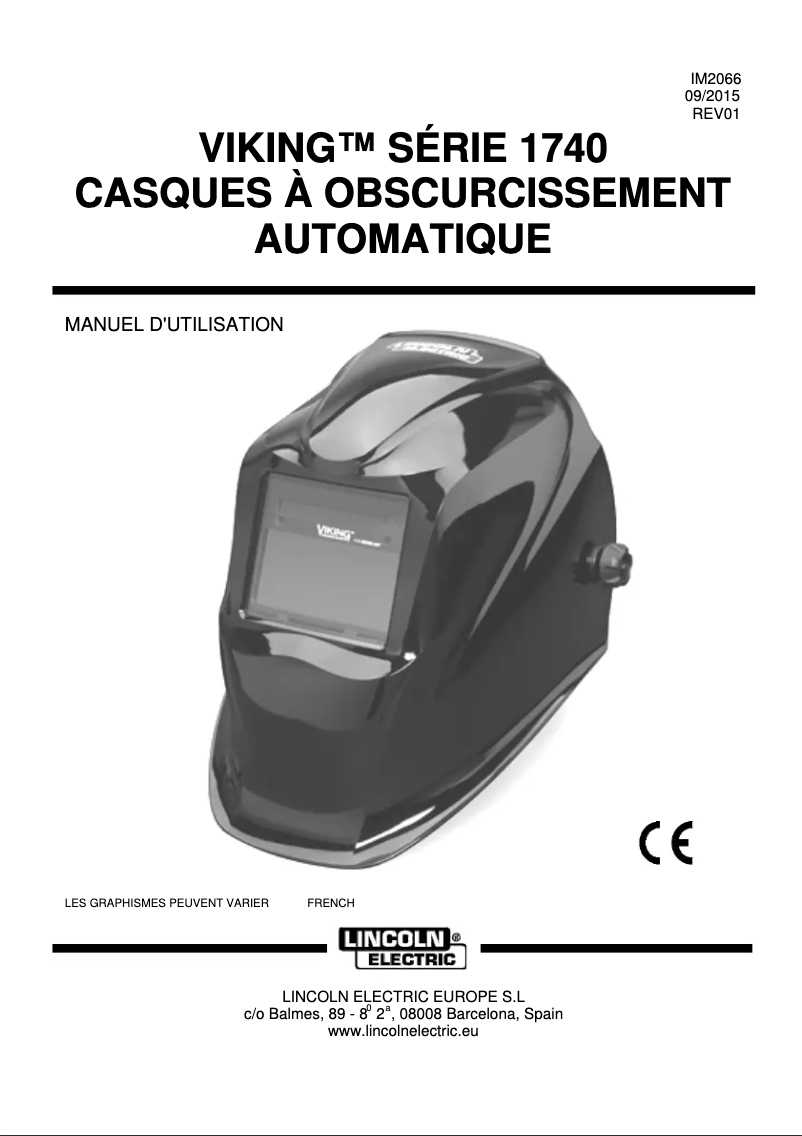 Imagen de la primera página del manual del dispositivo Viking 1740