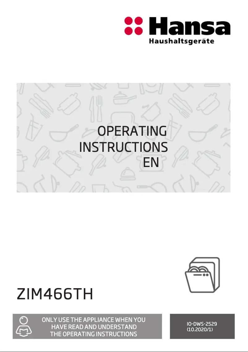 Página 1 del manual Manual de usuario Hansa ZIM466TH