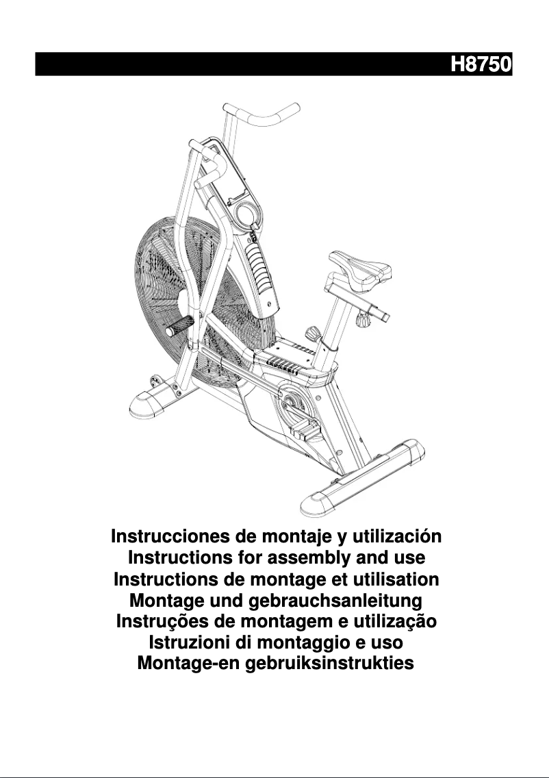 Página 1 del manual Manual de usuario BH Fitness Cross1100 H8750