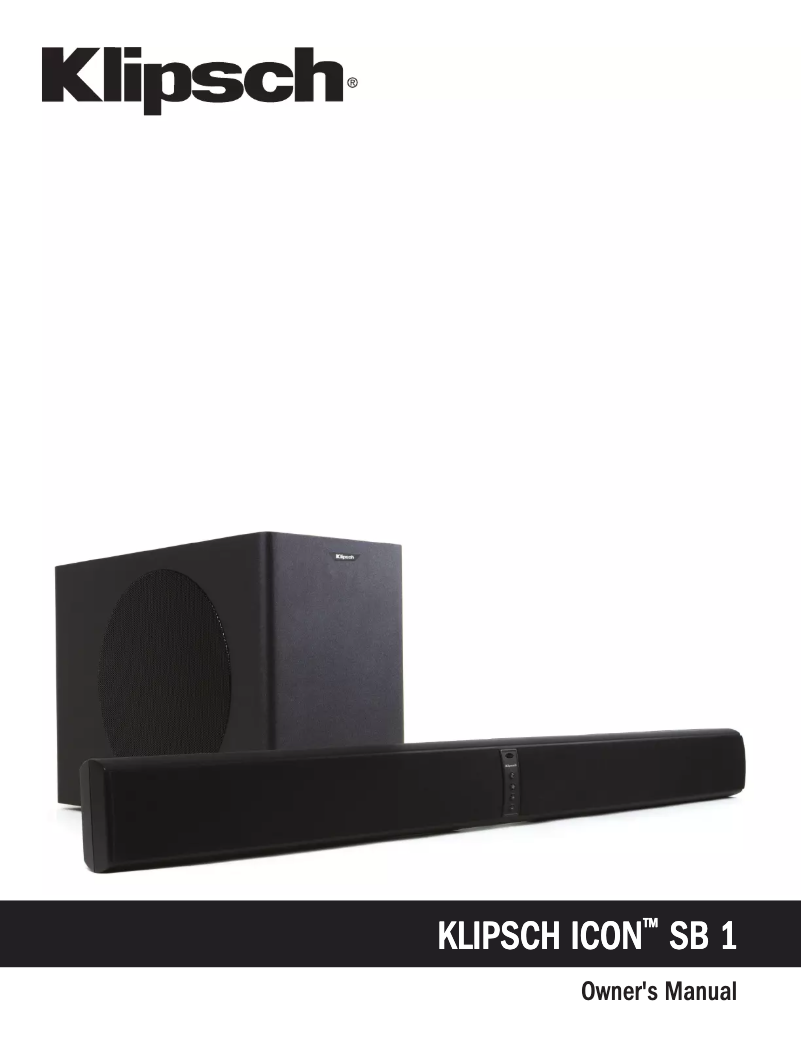 Imagen de la primera página del manual del dispositivo Icon SB 1