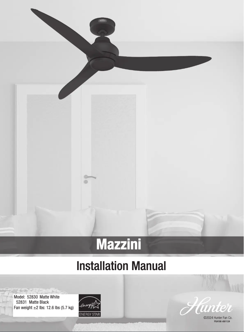 Imagen de la primera página del manual del dispositivo Mazzini