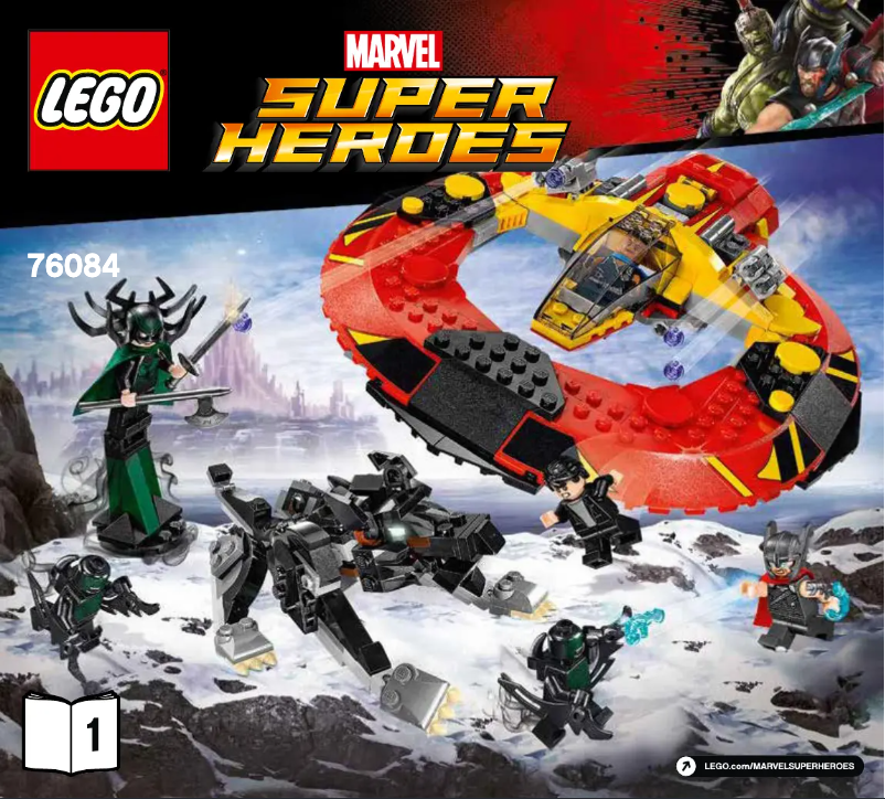 Página 1 del manual Manual de usuario Lego Marvel Super Heroes 76084