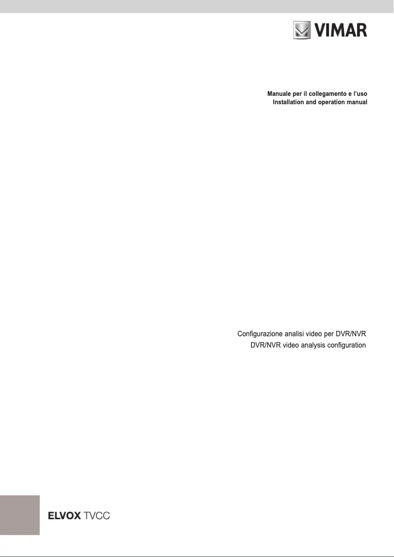 Página nº 1 - Manual de usuario Vimar ELVOX 46NVR.32