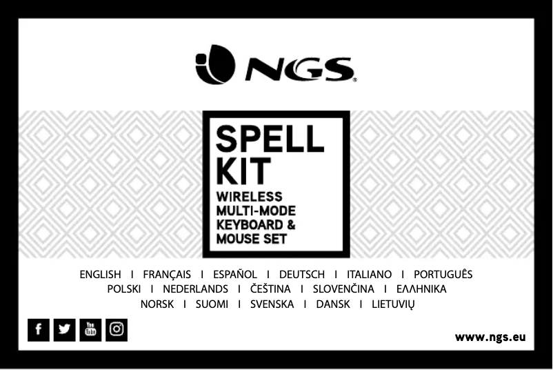 Imagen de la primera página del manual del dispositivo Spell KIT