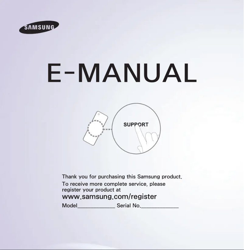 Página 1 del manual Manual de usuario Samsung UN46EH5300G