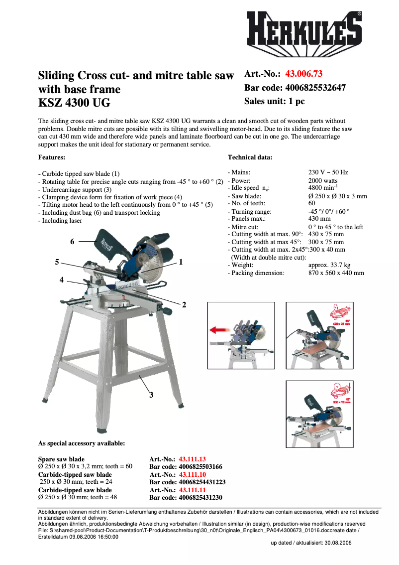 Página 1 del manual Manual de usuario Herkules KSZ 4300 UG