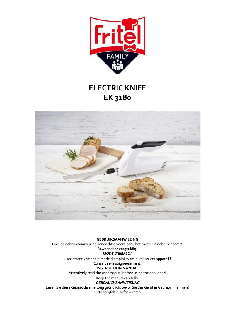 Página 1 del manual Manual de usuario Fritel EK 3180