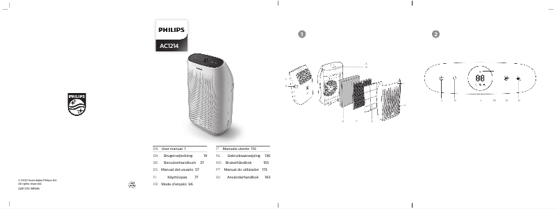 Página 1 del manual Manual de usuario Philips AC1214