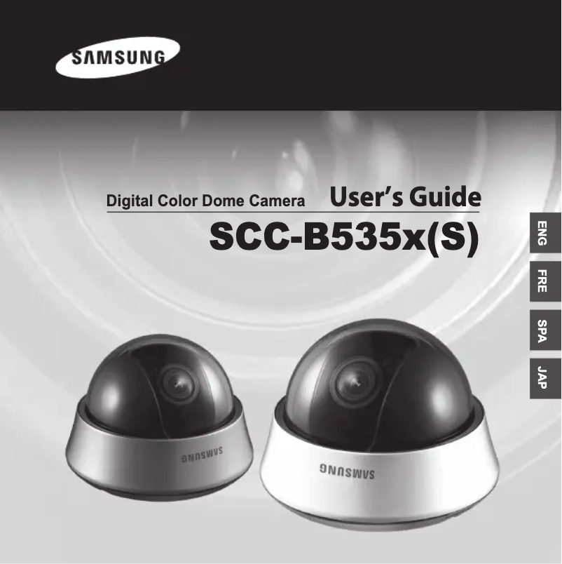 Página 1 del manual Manual de usuario Samsung SCC-B5352N