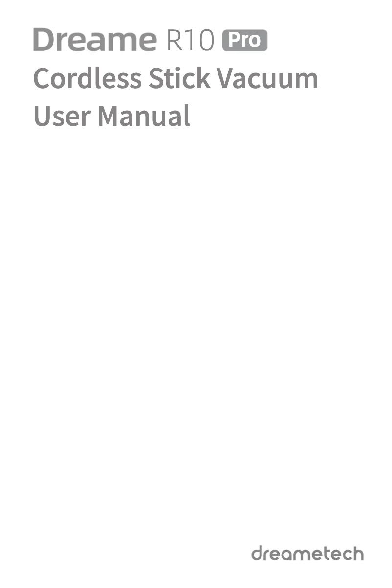 Imagen de la primera página del manual del dispositivo R10 Pro