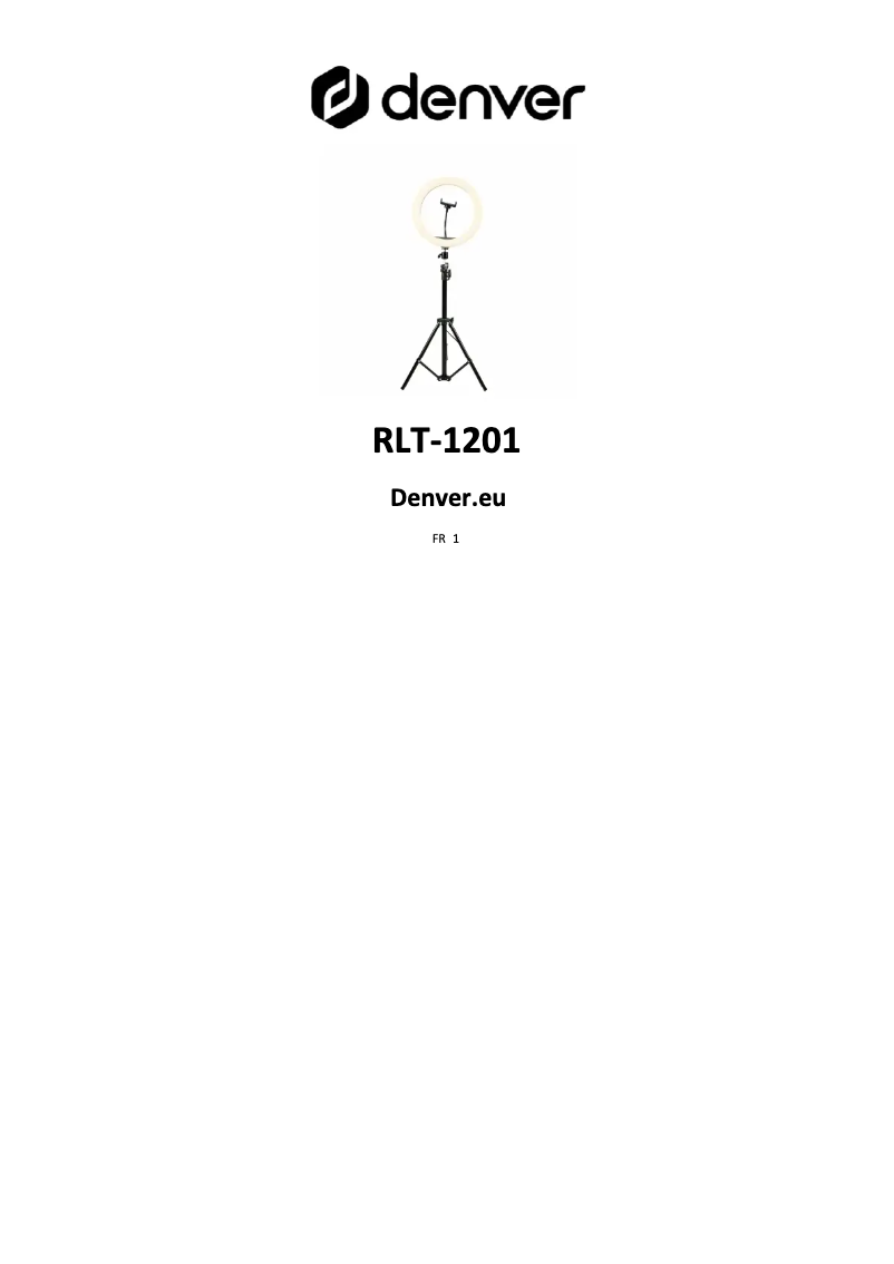 Imagen de la primera página del manual del dispositivo RLT-1201