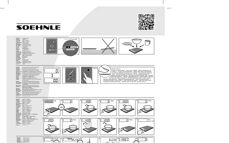 Página 1 del manual Manual de usuario Soehnle Page Profi 67080