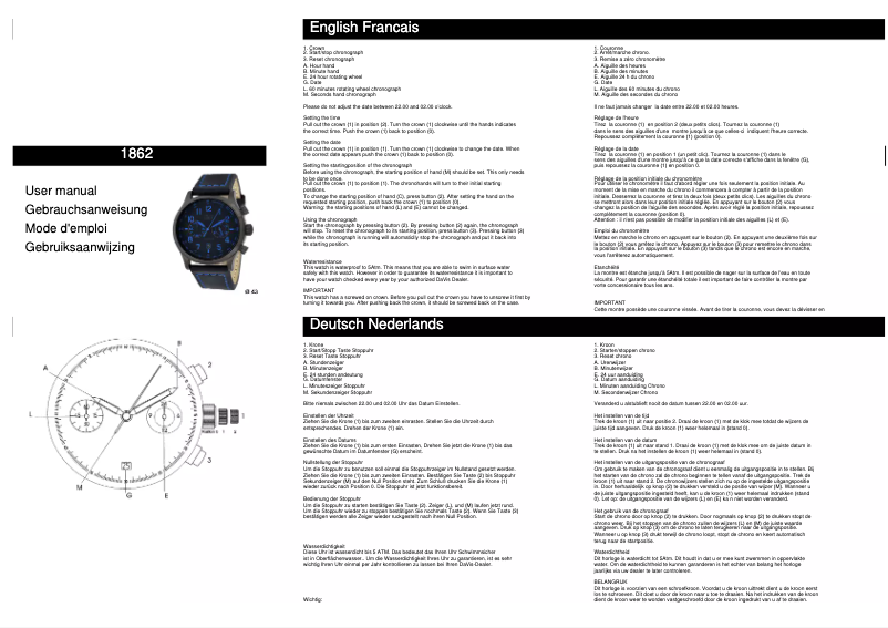 Imagen de la primera página del manual del dispositivo Aviamatic 2 1862