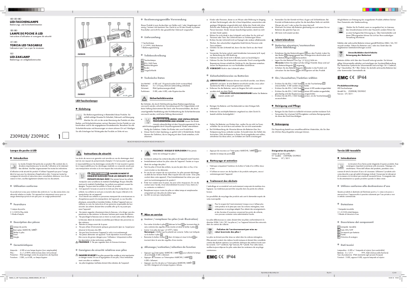 Imagen de la primera página del manual del dispositivo IAN 66776