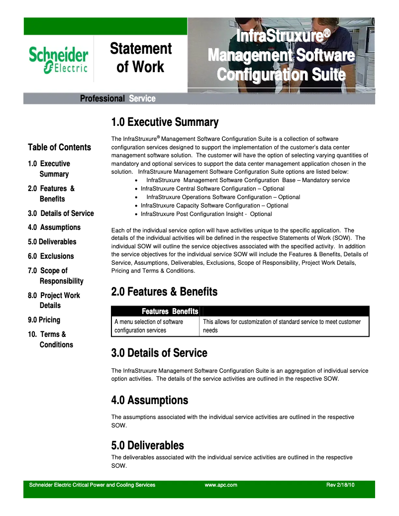 Página 1 del manual Manual de usuario APC WNSC010401