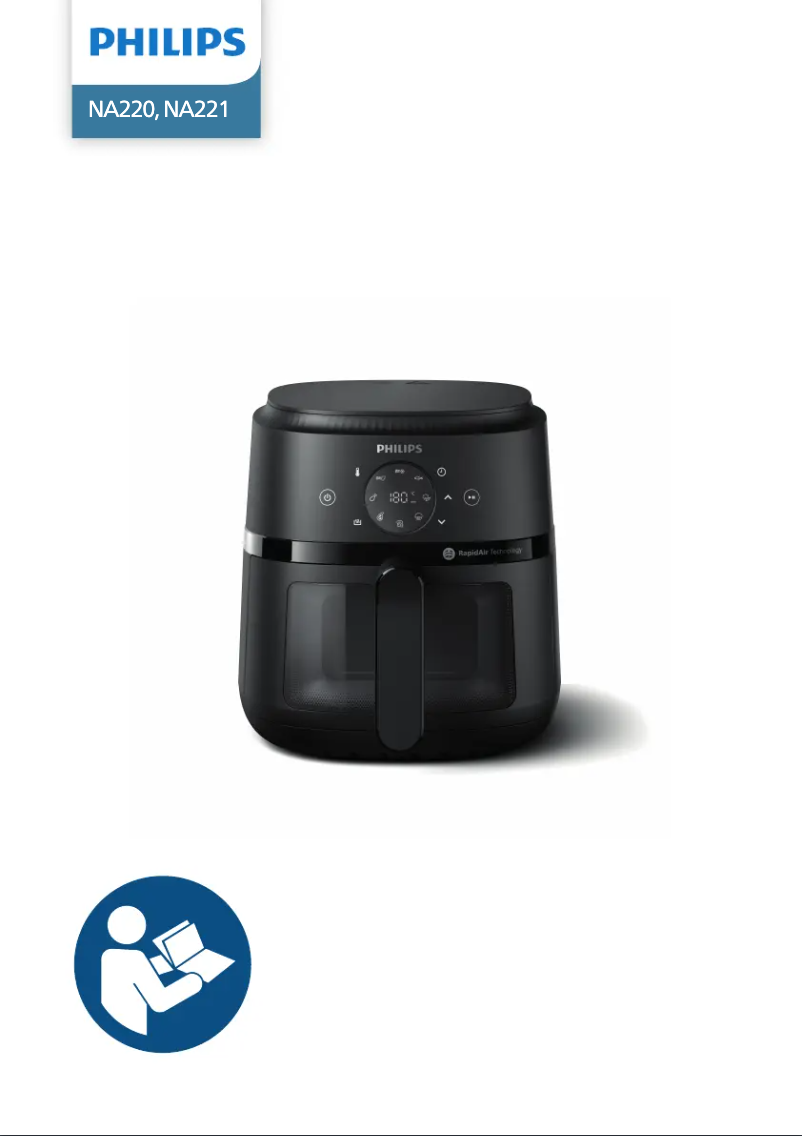 Imagen de la primera página del manual del dispositivo Airfryer NA221