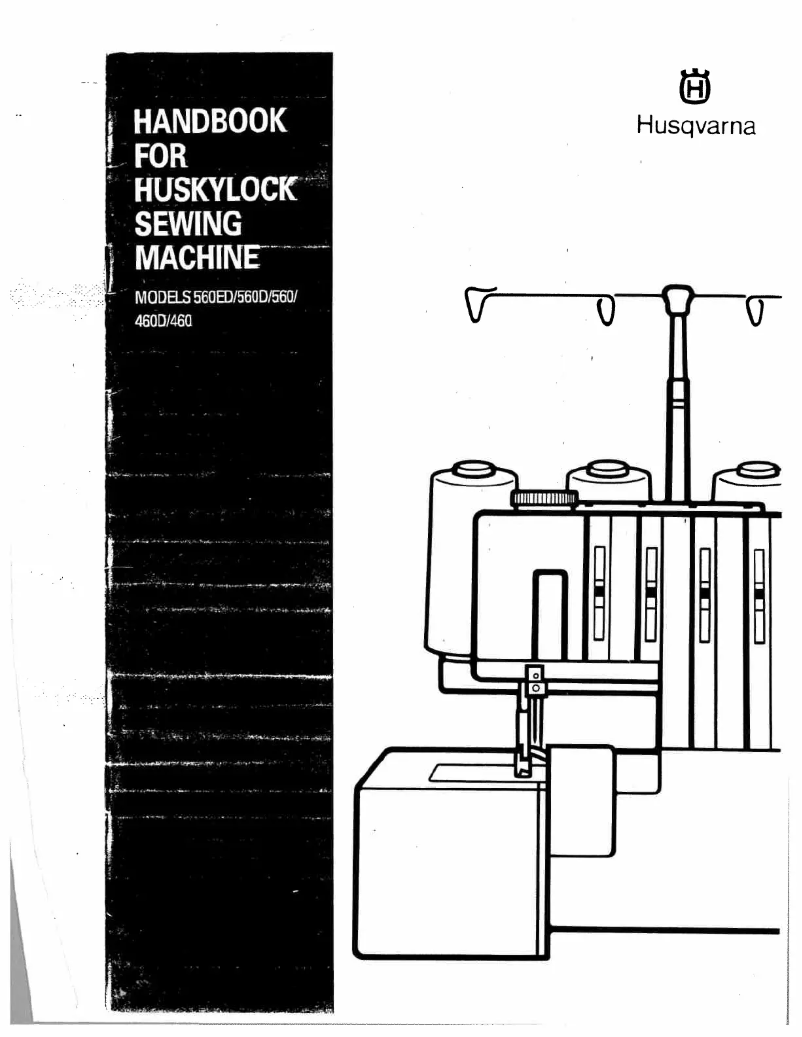 Página 1 del manual Manual de usuario Husqvarna Huskylock 560D