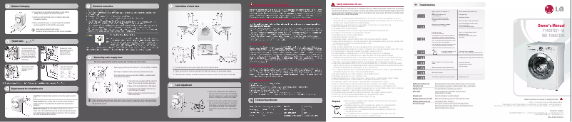 Imagen de la primera página del manual del dispositivo F1403TD